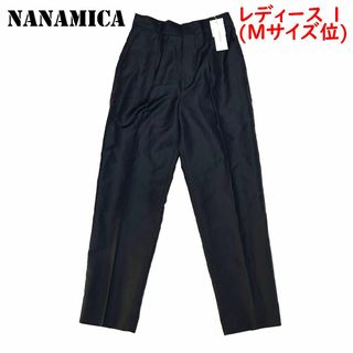 ナナミカ(nanamica)の<新品>レディース1(Mサイズ位) ナナミカ ウールリネンパンツ　日本製(カジュアルパンツ)