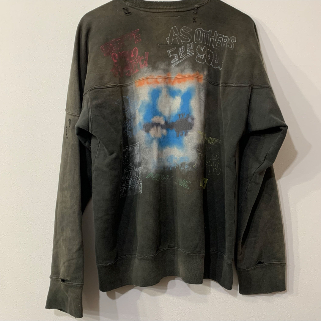 希少 MAISON MIHARA YASUHIRO ヴィンテージ加工 スウェット 希少 MAISON MIHARA YASUHIRO ヴィンテージ加工 スウェット