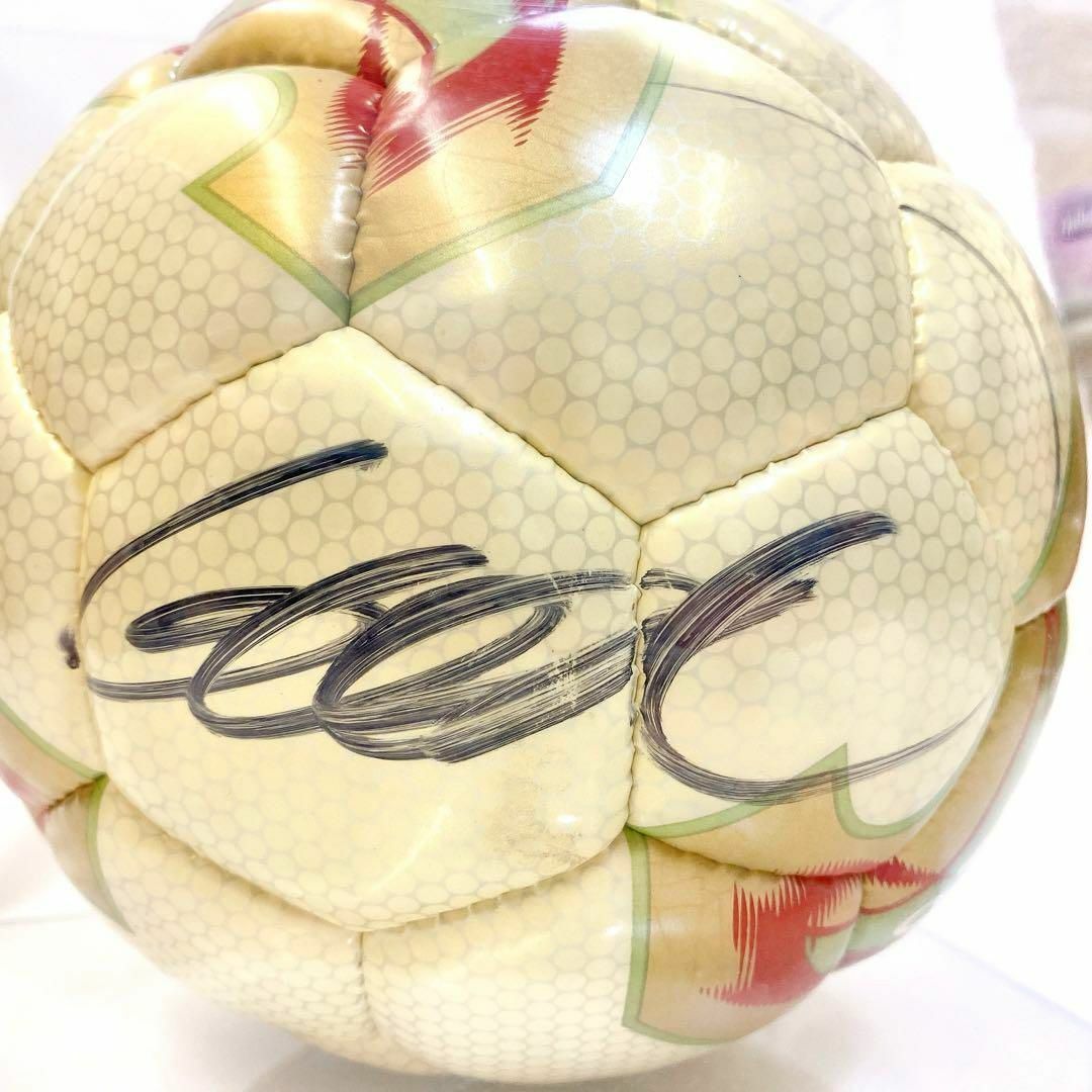 3873 未使用保管 ゴン中山 直筆サイン入り FIFA公式サッカーボール 3873 未使用保管 ゴン中山 直筆サイン入り FIFA公式サッカーボール