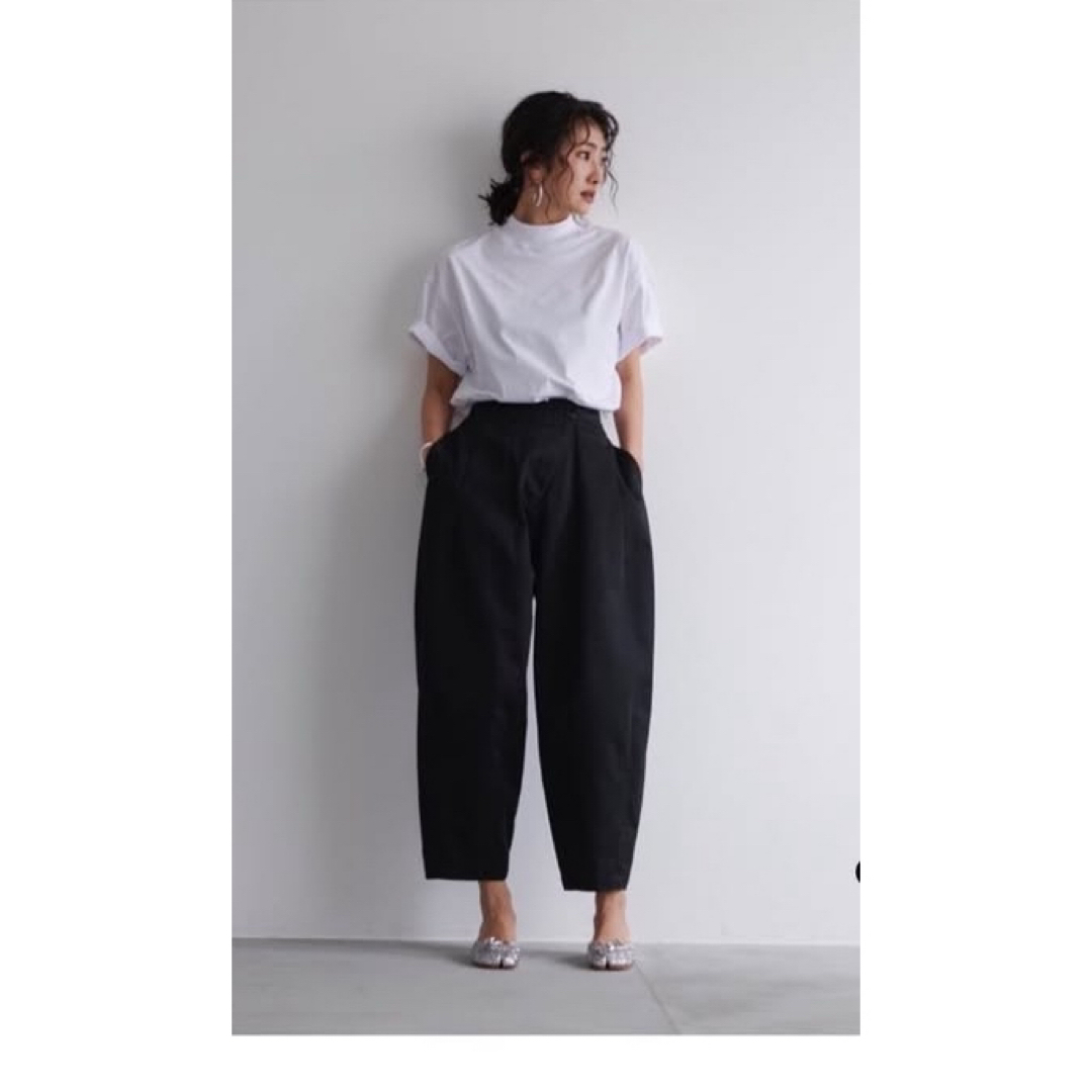 Nalaナラ Cocoon chino pants BLACK S size チノパン Nalaナラ Cocoon chino pants BLACK S size チノパン