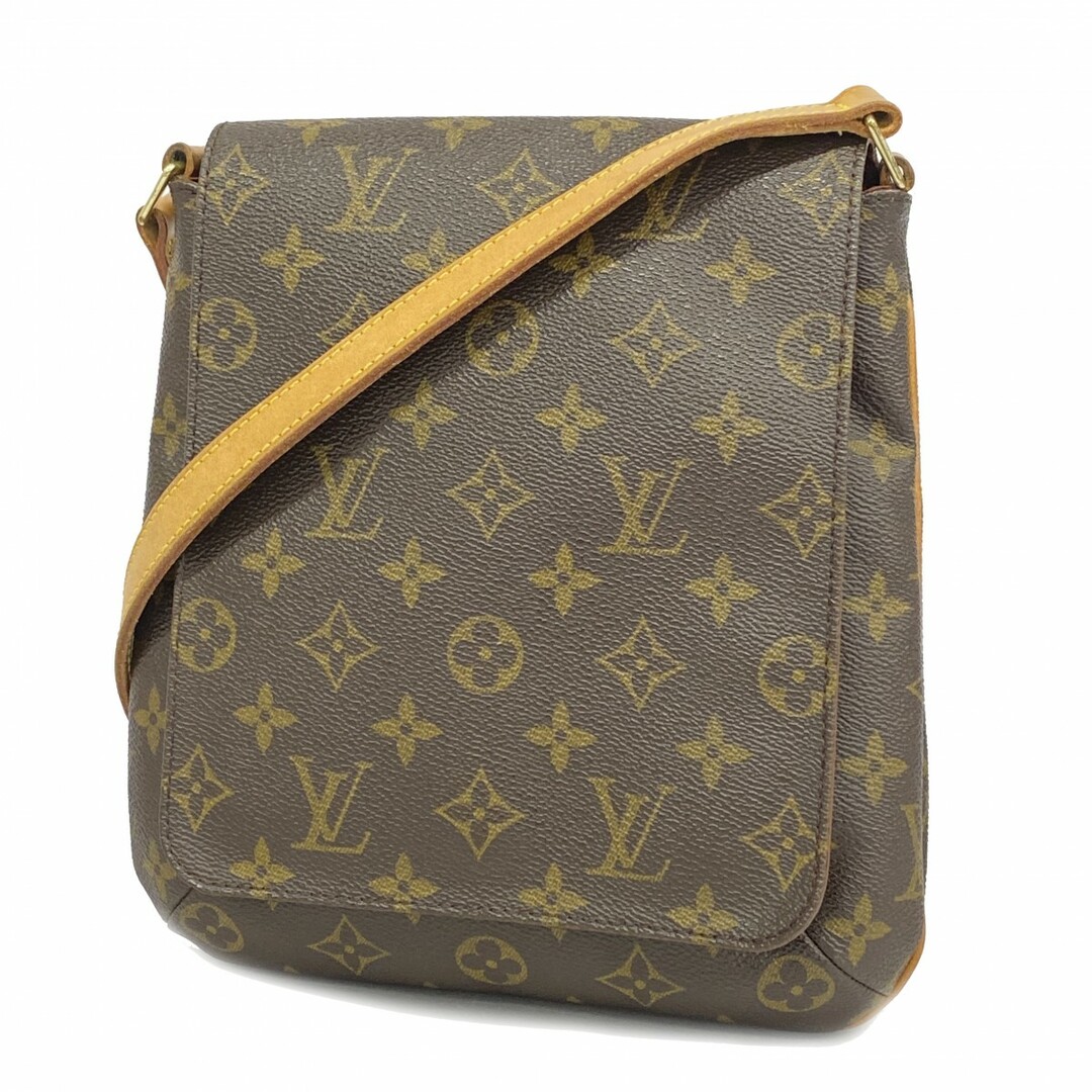 LOUIS VUITTON - 【4ua0638】ルイヴィトン ショルダーバッグ モノグラム ミュゼットサルサ ショートストラップ M51258 ブラウン【中古】レディース