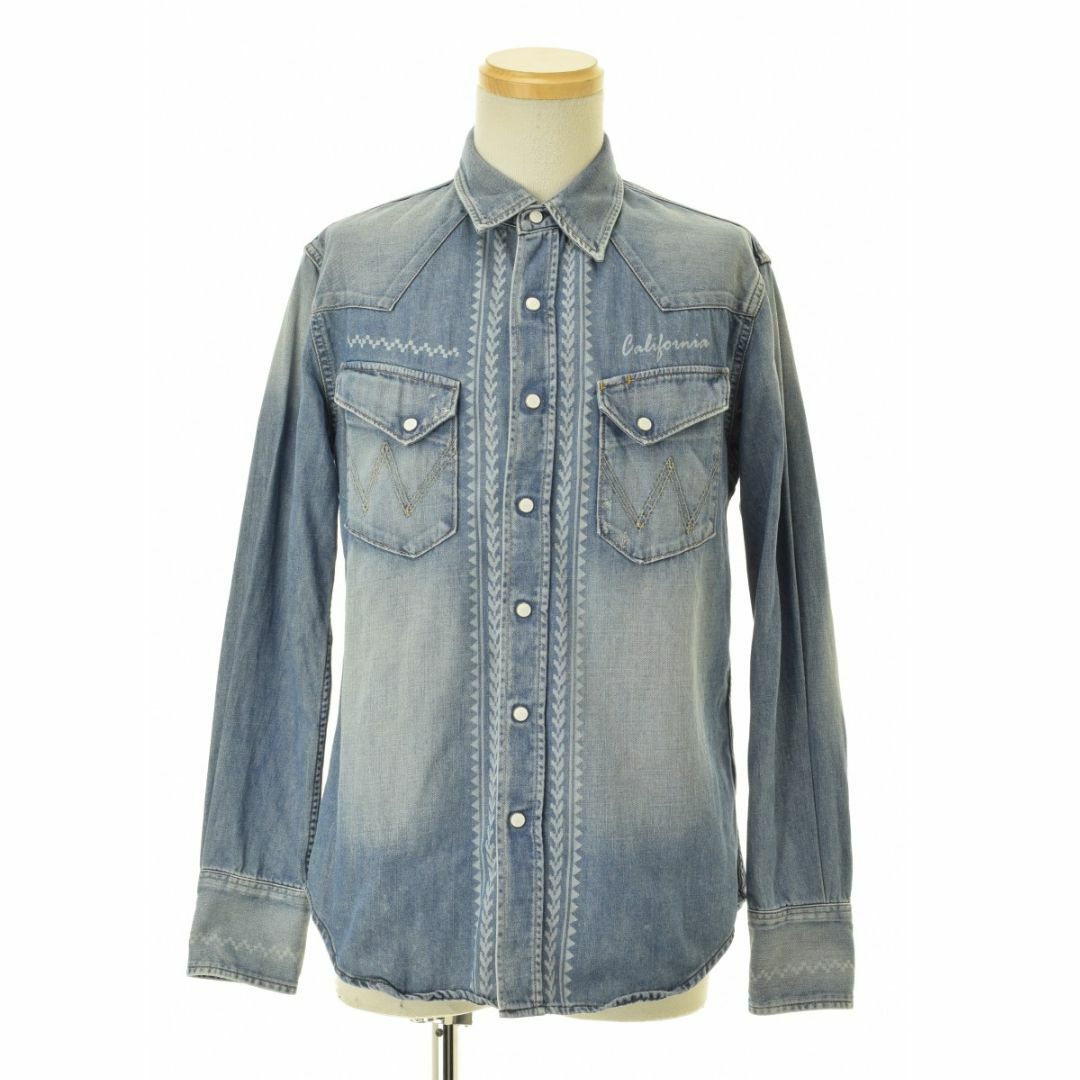 Ron Herman - 【RonHerman×WRANGLER】別注 デニムウエスタン長袖 Ron Herman - 【RonHerman×WRANGLER】別注 デニムウエスタン長袖