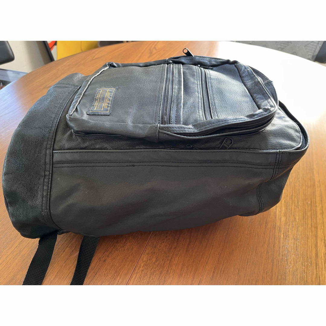 貴重!90's VINTAGE Eddie Bauer レザーバックパック バッグ 貴重!90's VINTAGE Eddie Bauer レザーバックパック バッグ