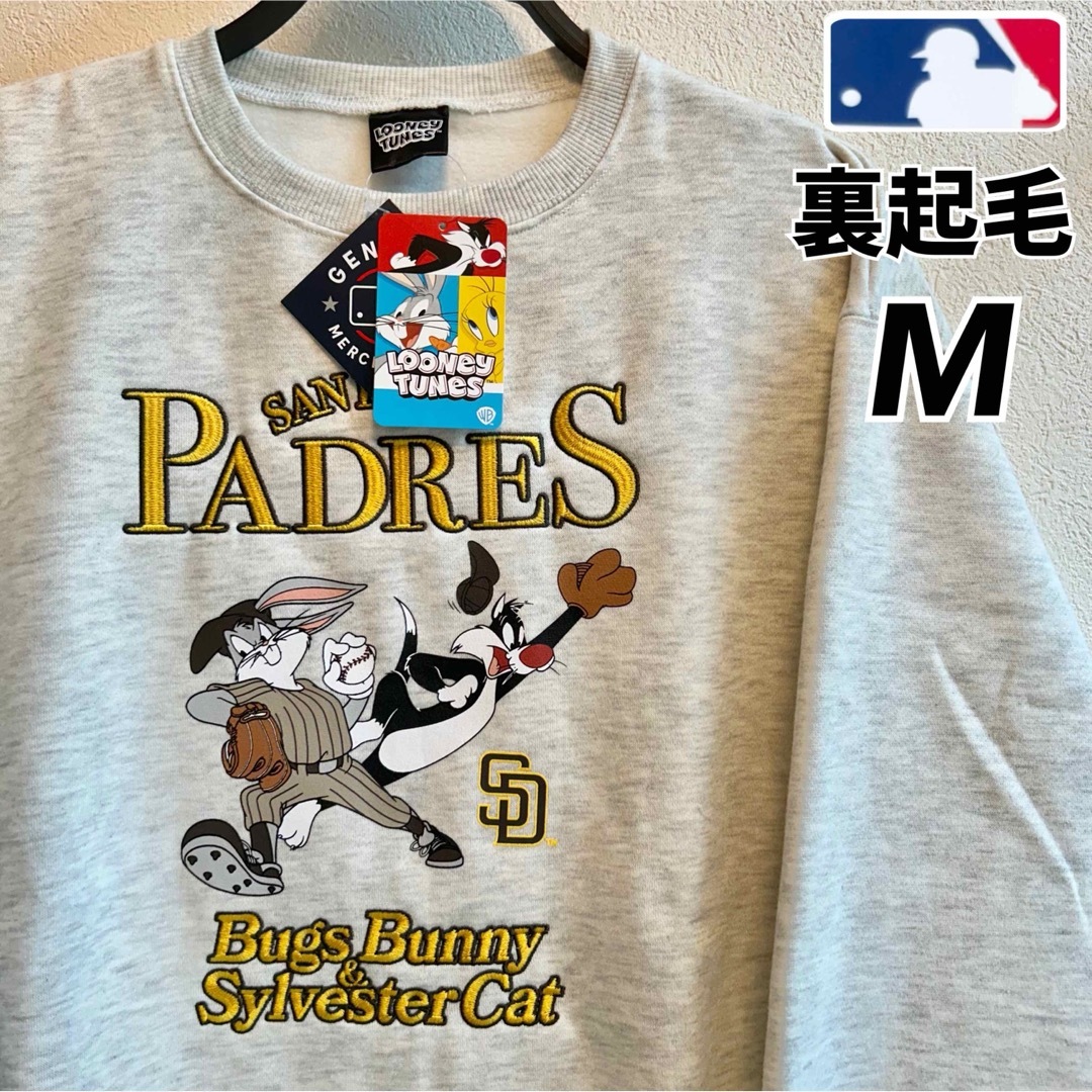 希少【M】MLB パドレス×ルーニーテューンズ 裏起毛スウェット 希少【M】MLB パドレス×ルーニーテューンズ 裏起毛スウェット