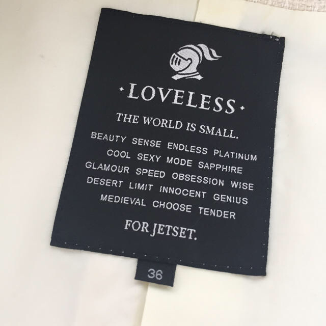 LOVELESS(ラブレス)の【GW限定値下げ】LOVELESS ジャケット  ホワイト レディースのジャケット/アウター(その他)の商品写真