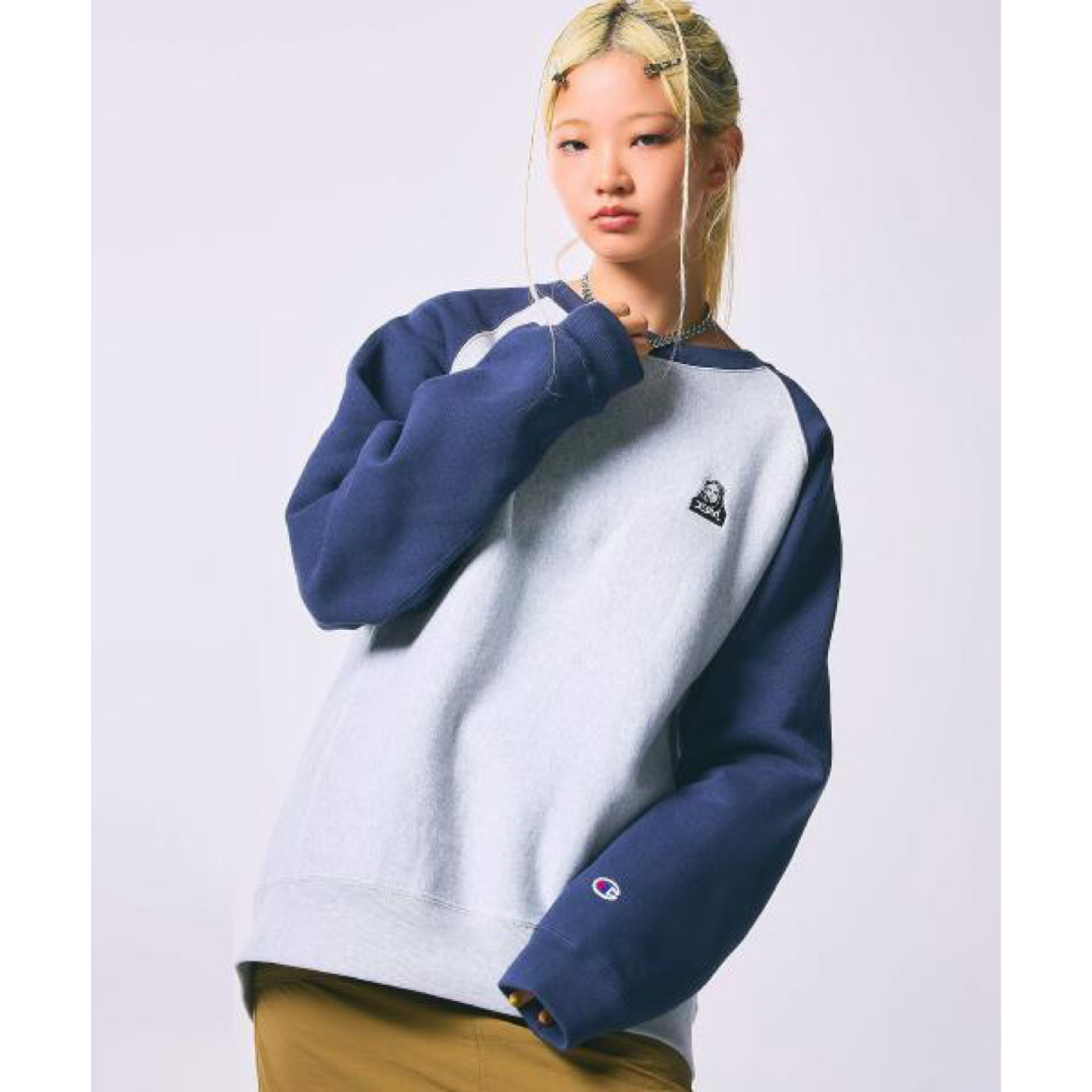 今季完売品 X-girl × Champion コラボ スウェット トレーナー 今季完売品 X-girl × Champion コラボ スウェット トレーナー
