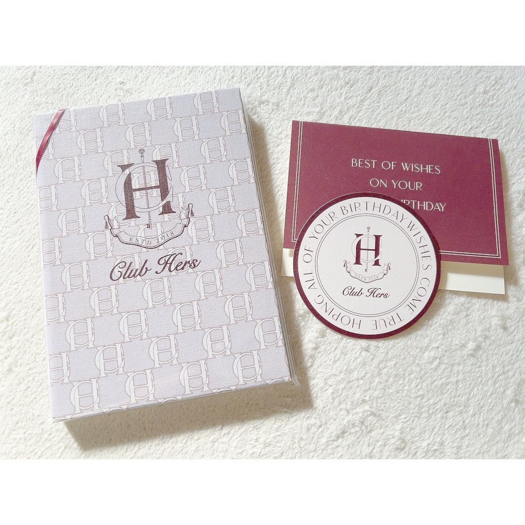 Her lip to - herlipto 非売品club hers gift note&ドリンク Her lip to - herlipto 非売品club hers gift note&ドリンク