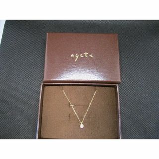 アガット(agete)のagete K18 YG ダイヤネックレス　アガット(ネックレス)