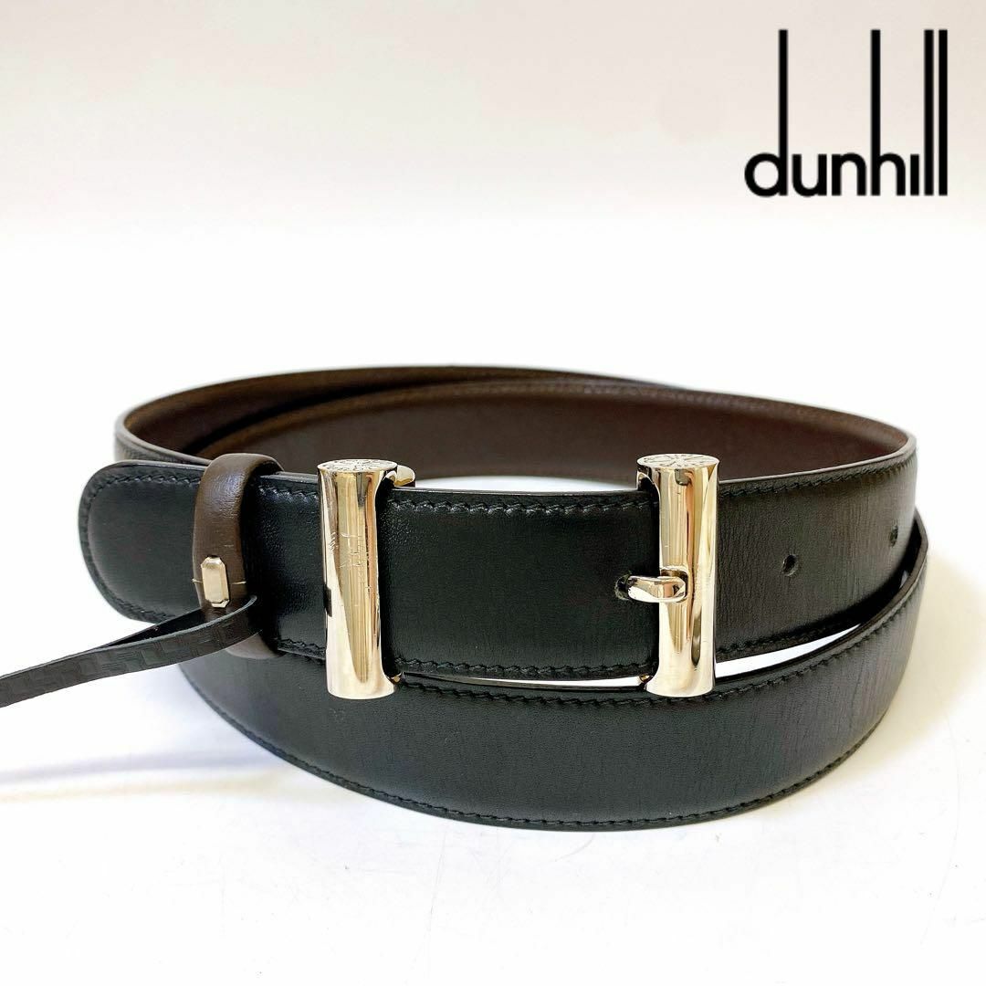 Dunhill - 3926 美品 希少 高級 ダンヒル 紳士ベルト Dunhill - 3926 美品 希少 高級 ダンヒル 紳士ベルト