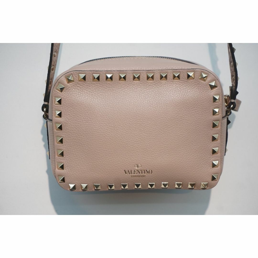 valentino garavani - 新品正規 VALENTINO ロック スタッズ ショルダー バッグ516O ▲