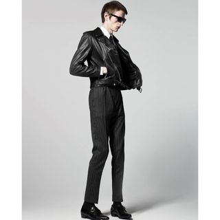 CELINE - 19SS Celine ストライプ スラックス 44 スリムパンツの CELINE - 19SS Celine ストライプ スラックス 44 スリムパンツの