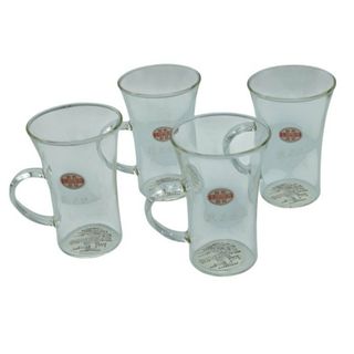 ハリオ(HARIO)のHARIO ハリオ 耐熱 ホットグラス すき 280ml HGT-2T (4点セット) 中古 送料無料 H４(グラス/カップ)