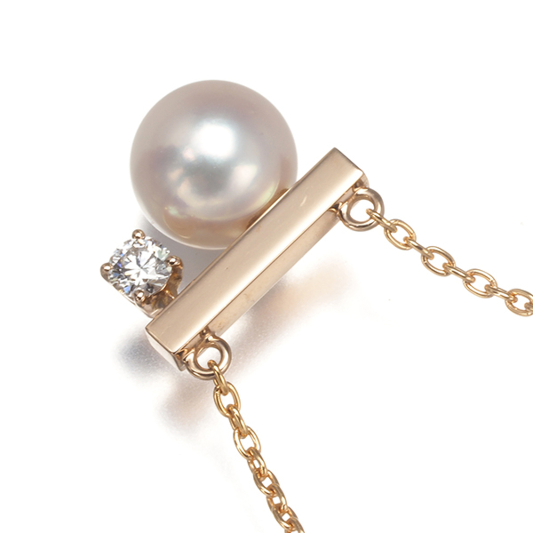 TASAKI - TASAKI タサキ ネックレス パール 真珠 7.5mm ダイヤ TASAKI - TASAKI タサキ ネックレス パール 真珠 7.5mm ダイヤ