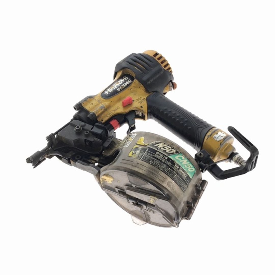 ☆中古品☆HITACHI 日立工機 50mm 高圧ロール釘打機 NV50HMJ ☆中古品☆HITACHI 日立工機 50mm 高圧ロール釘打機 NV50HMJ
