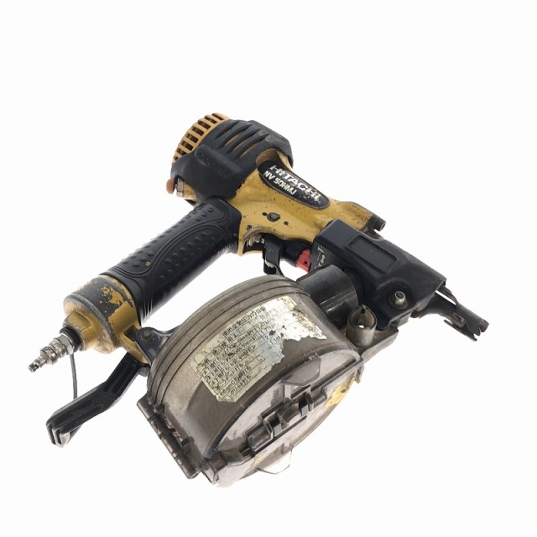 ☆中古品☆HITACHI 日立工機 50mm 高圧ロール釘打機 NV50HMJ ☆中古品☆HITACHI 日立工機 50mm 高圧ロール釘打機 NV50HMJ