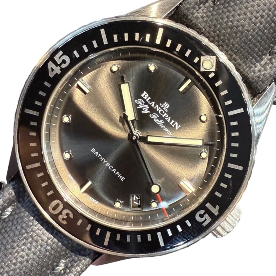 BLANCPAIN - 　ブランパン BLANCPAIN フィフティファゾムス パチスカーフ 5100B-1110-B52A ステンレススチール メンズ 腕時計