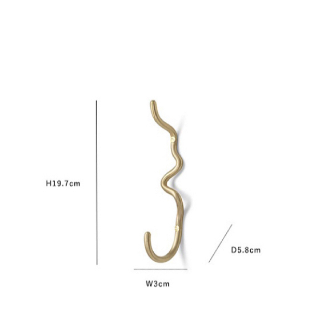 ferm LIVING ファームリビング カーヴァチュアフック タオル掛け ferm LIVING ファームリビング カーヴァチュアフック タオル掛け