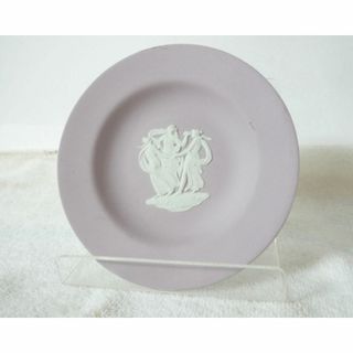 ウェッジウッド(WEDGWOOD)のウェッジウッド　ジャスパー 陶器　ライトピンク系　ホワイト　小物入れ　小皿(食器)