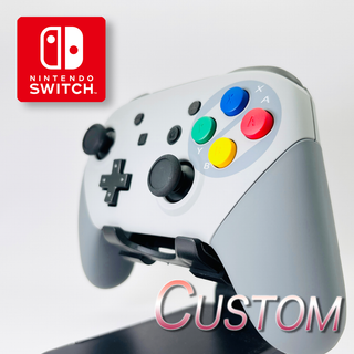 ニンテンドースイッチ(Nintendo Switch)の【シェル新品】純正プロコン カスタム （スーパーファミコン）(家庭用ゲーム機本体)
