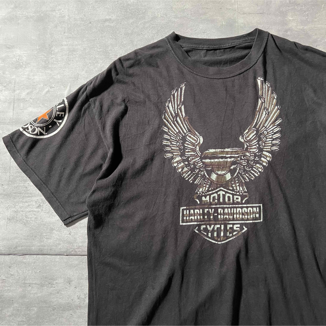 イーグル、雰囲気抜群フェード◎】ハーレーダビッドソンTシャツ イーグル、雰囲気抜群フェード◎】ハーレーダビッドソンTシャツ