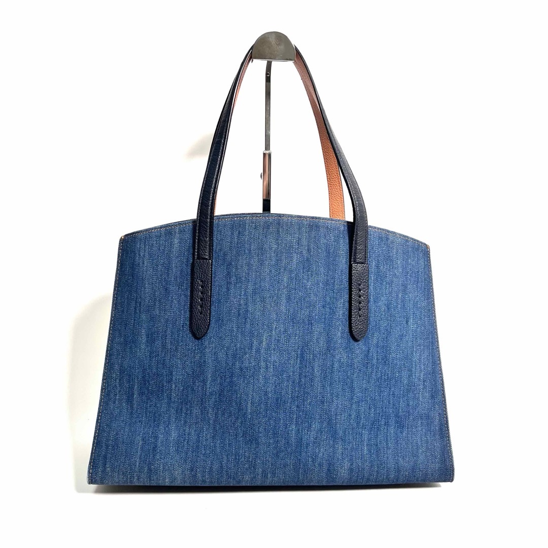 極美品 コーチ ショルダーバッグ 2way デニム チャーリー ティー 極美品 コーチ ショルダーバッグ 2way デニム チャーリー ティー