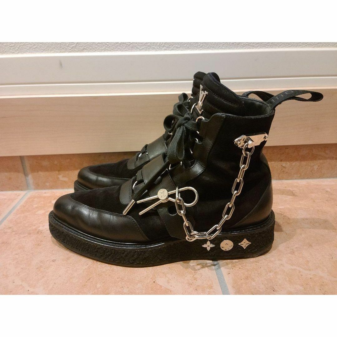LOUIS VUITTON クリーパーライン アンクルレザーブーツ 5 1/2 ブーツ LOUIS VUITTON クリーパーライン アンクルレザーブーツ 5 1/2 ブーツ