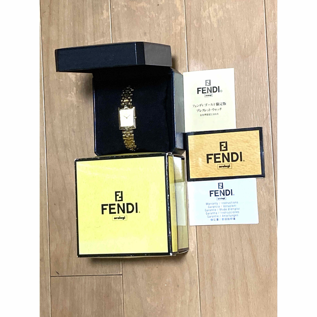FENDI - 【付属品有】 FENDI フェンディ 2500本限定 ダイヤ付 FENDI - 【付属品有】 FENDI フェンディ 2500本限定 ダイヤ付