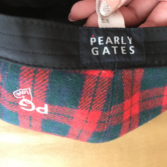 PEARLY GATES(パーリーゲイツ)のもも様専用♡PEARLY GATES 帽子 レディースの帽子(ハンチング/ベレー帽)の商品写真