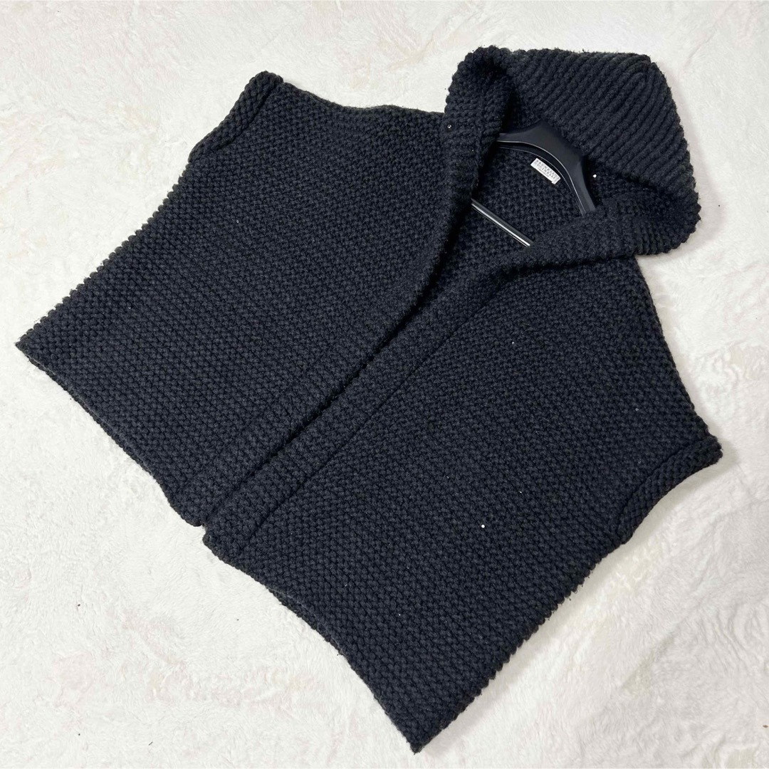 BRUNELLO CUCINELLI - 美品❗️BRUNELLO CUCINELLI ポンチョ BRUNELLO CUCINELLI - 美品❗️BRUNELLO CUCINELLI ポンチョ