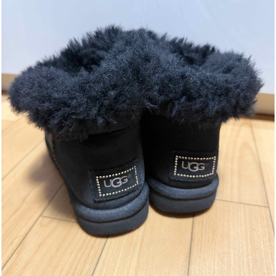 UGG - UGG 黒 ムートンブーツ ショート 24.0の通販 by ☾mk UGG - UGG 黒 ムートンブーツ ショート 24.0の通販 by ☾mk