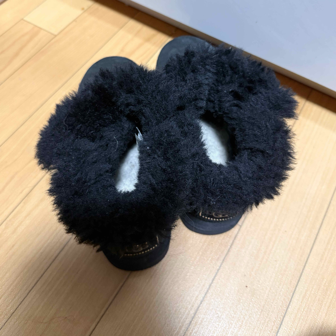 UGG - UGG 黒 ムートンブーツ ショート 24.0の通販 by ☾mk UGG - UGG 黒 ムートンブーツ ショート 24.0の通販 by ☾mk