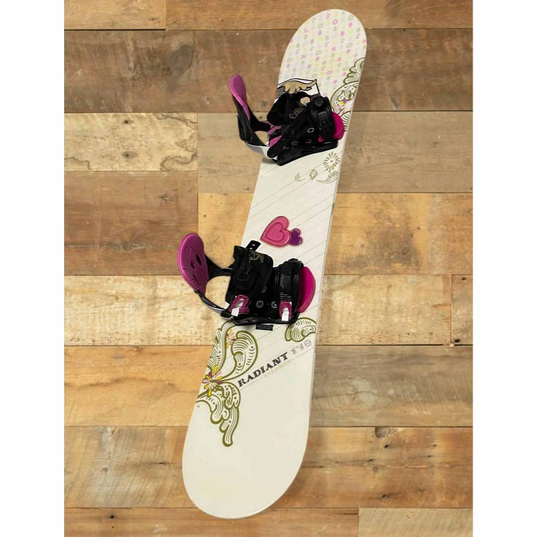 SALOMON RADIANT 148cm スノーボード ビンディングセット SALOMON RADIANT 148cm スノーボード ビンディングセット