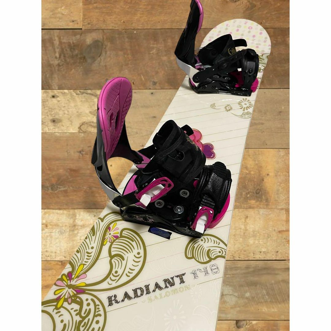SALOMON RADIANT 148cm スノーボード ビンディングセット SALOMON RADIANT 148cm スノーボード ビンディングセット