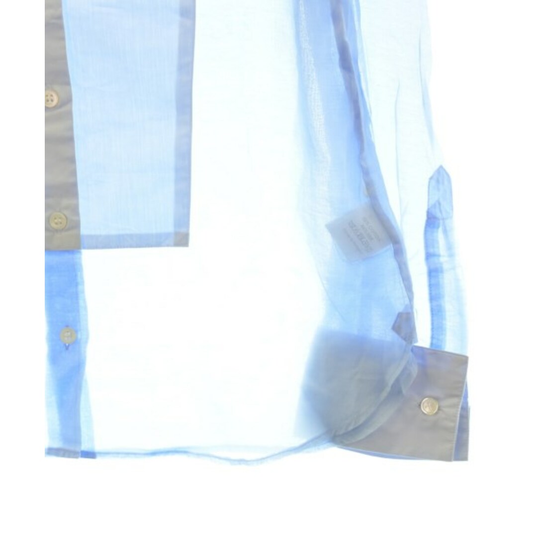 DRIES VAN NOTEN カジュアルシャツ 36(XS位) 水色 【古着】 DRIES VAN NOTEN カジュアルシャツ 36(XS位) 水色 【古着】