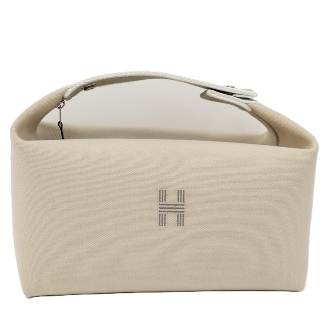 HERMES ハンドバッグ ブリッド ア ブラックGM キャンバス ベージュ HERMES ハンドバッグ ブリッド ア ブラックGM キャンバス ベージュ
