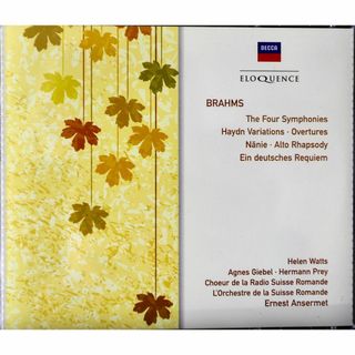 エルネスト・アンセルメ／ブラームス交響曲全集ほか (4CD)(クラシック)
