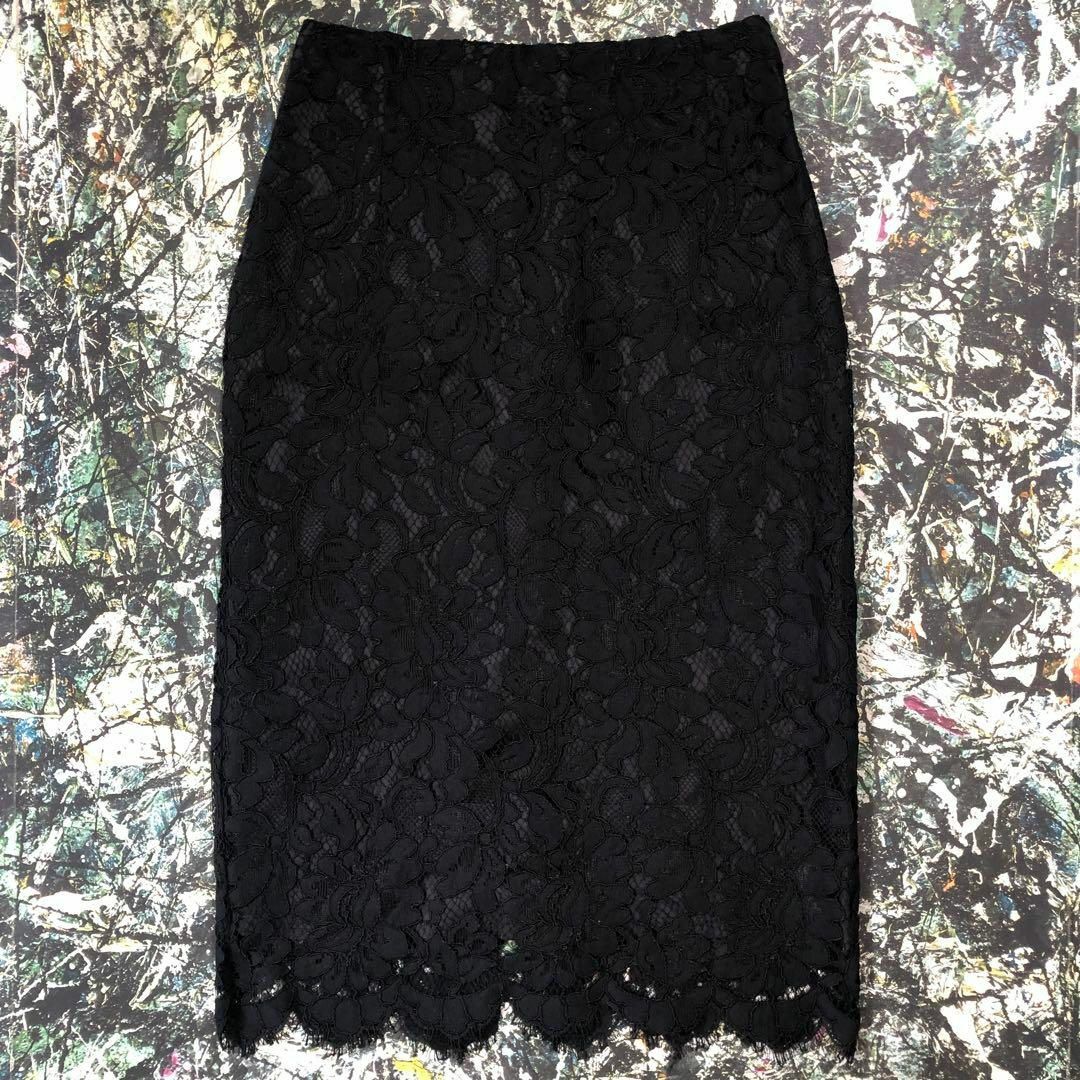 美品】ウィムガゼット-whim gazette-レースタイトロングスカート 美品】ウィムガゼット-whim gazette-レースタイトロングスカート