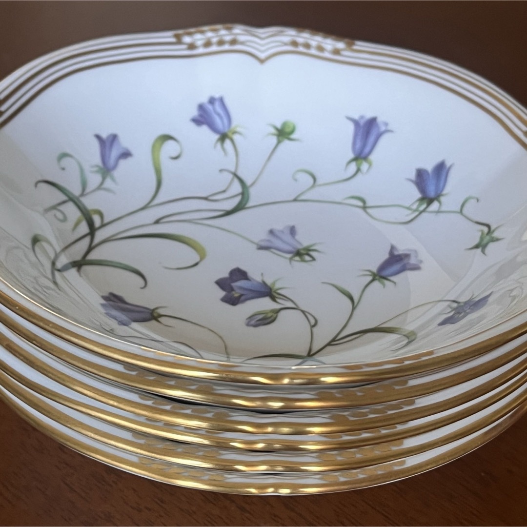 Spode - 【希少品】スポード ☆カンパニュラ☆サラダボウル 6個 Spode - 【希少品】スポード ☆カンパニュラ☆サラダボウル 6個