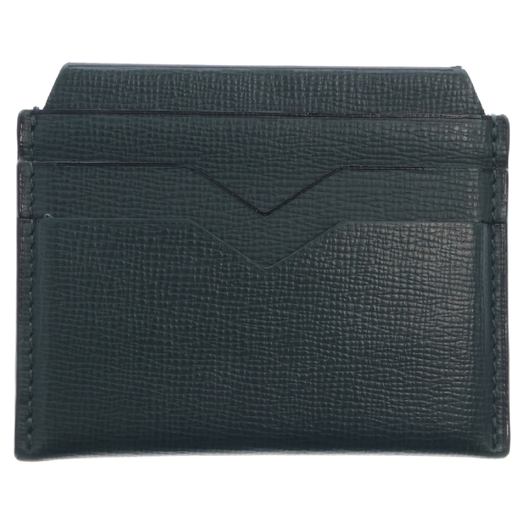 Valextra ヴァレクストラ CARDCASE レザー カードケース グリーン Valextra ヴァレクストラ CARDCASE レザー カードケース グリーン