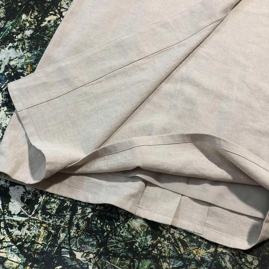 美品】エトレ-ETRE-リネンタイトロングスカート 美品】エトレ-ETRE-リネンタイトロングスカート