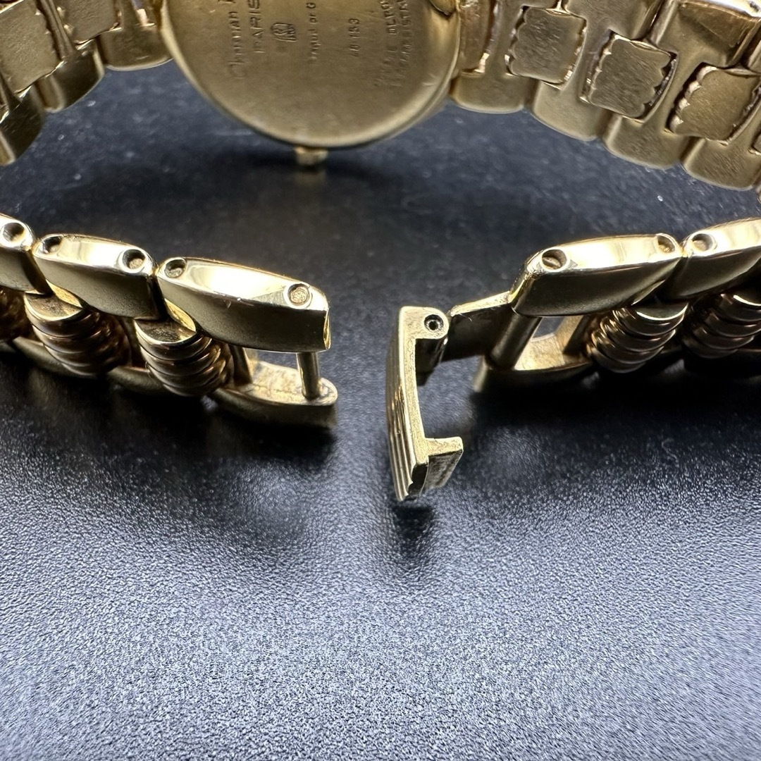 電池交換済み✨ Dior 時計 CD ロゴ オクタゴン 11P ゴールド 428 電池交換済み✨ Dior 時計 CD ロゴ オクタゴン 11P ゴールド 428