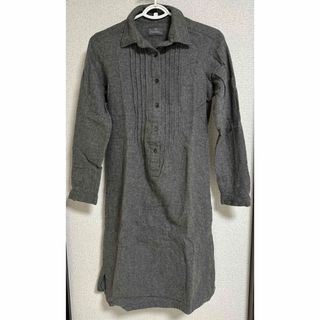 パオデロ(Pao.de.lo)の『値下げ中』パオデロ　PAODELO 長袖ワンピース　M グレー(ひざ丈ワンピース)