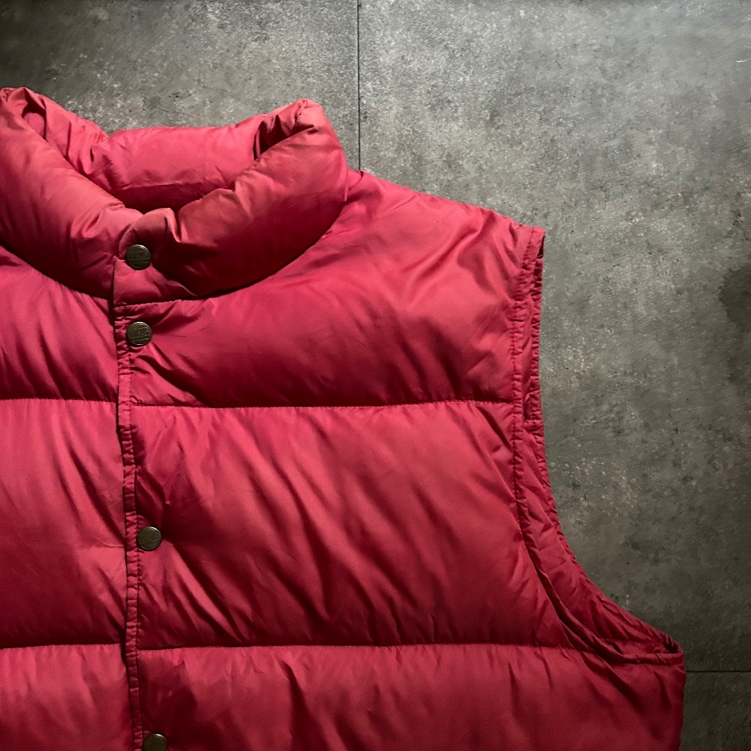L.L.Bean - 80s エルエルビーン ダウンベスト レッド L グース L.L.Bean - 80s エルエルビーン ダウンベスト レッド L グース
