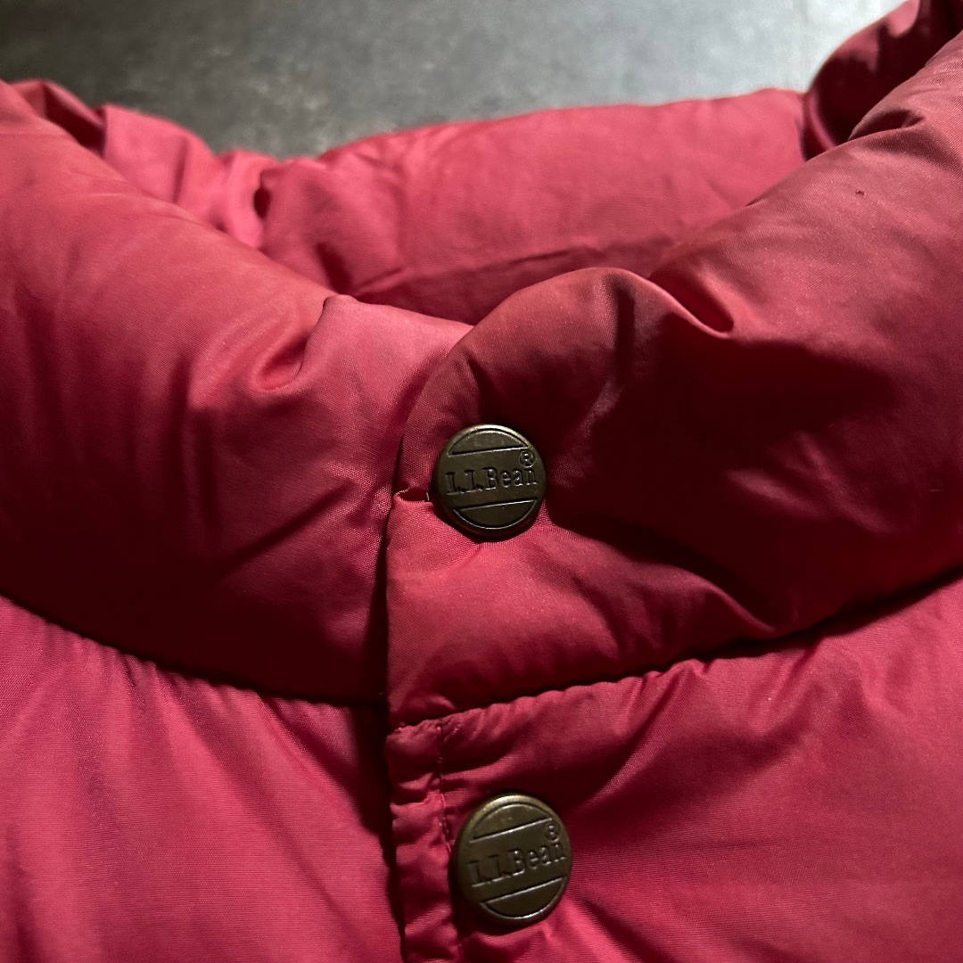 L.L.Bean - 80s エルエルビーン ダウンベスト レッド L グース L.L.Bean - 80s エルエルビーン ダウンベスト レッド L グース