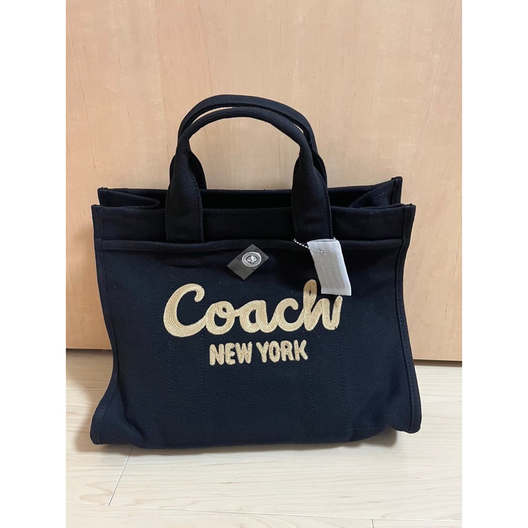 COACH コーチ カーゴトート26 セクシー田中さん めるる ブラック COACH コーチ カーゴトート26 セクシー田中さん めるる ブラック