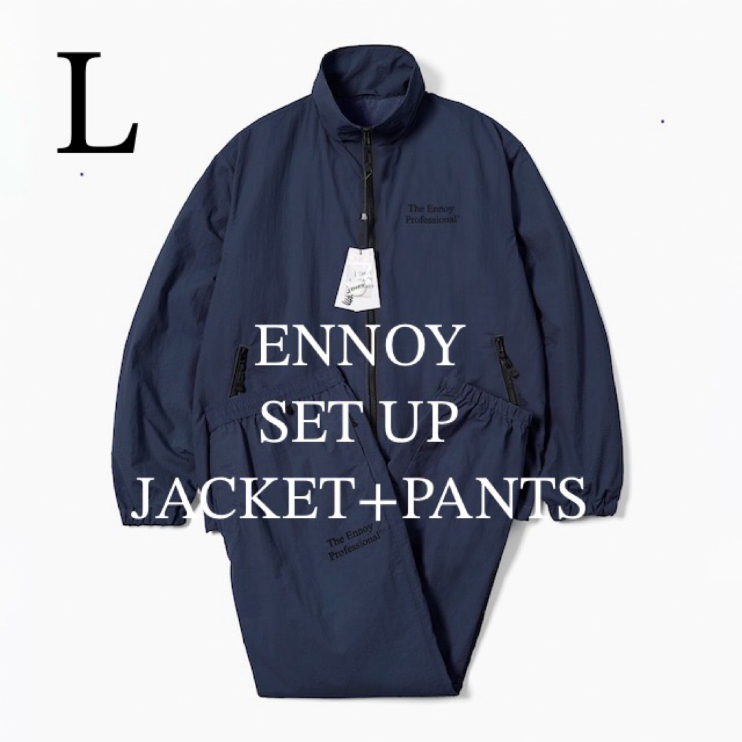 ennoy】2023 SET UP JACKET+PANTS シャカシャカ L ennoy】2023 SET UP JACKET+PANTS シャカシャカ L