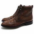 バリー/BALLY レースアップブーツ シューズ 靴 メンズ 男性 男性用 レザー 革 本革 ブラウン 茶 Bloomer アンティークフィニッシュ グッドイヤーウェルト製法 レザーソール Uチップ