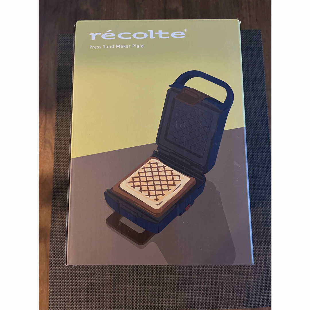 recolte(レコルト)の新品 レコルトホットサンドメーカー(東京ヤクルトスワローズ) スマホ/家電/カメラの調理家電(サンドメーカー)の商品写真