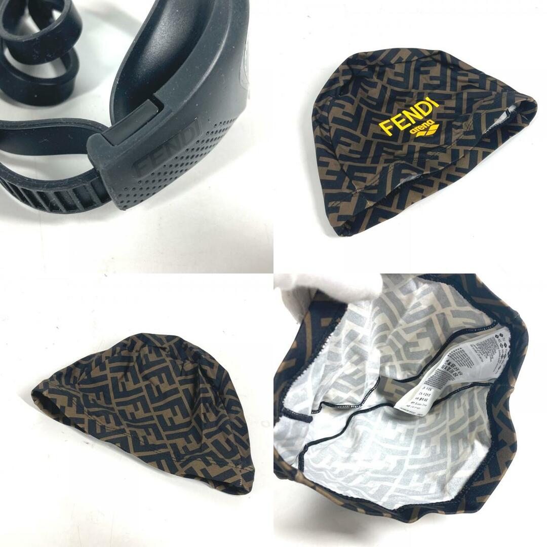 FENDI - フェンディ FENDI スイムゴーグル&キャップ セット FENDI - フェンディ FENDI スイムゴーグル&キャップ セット