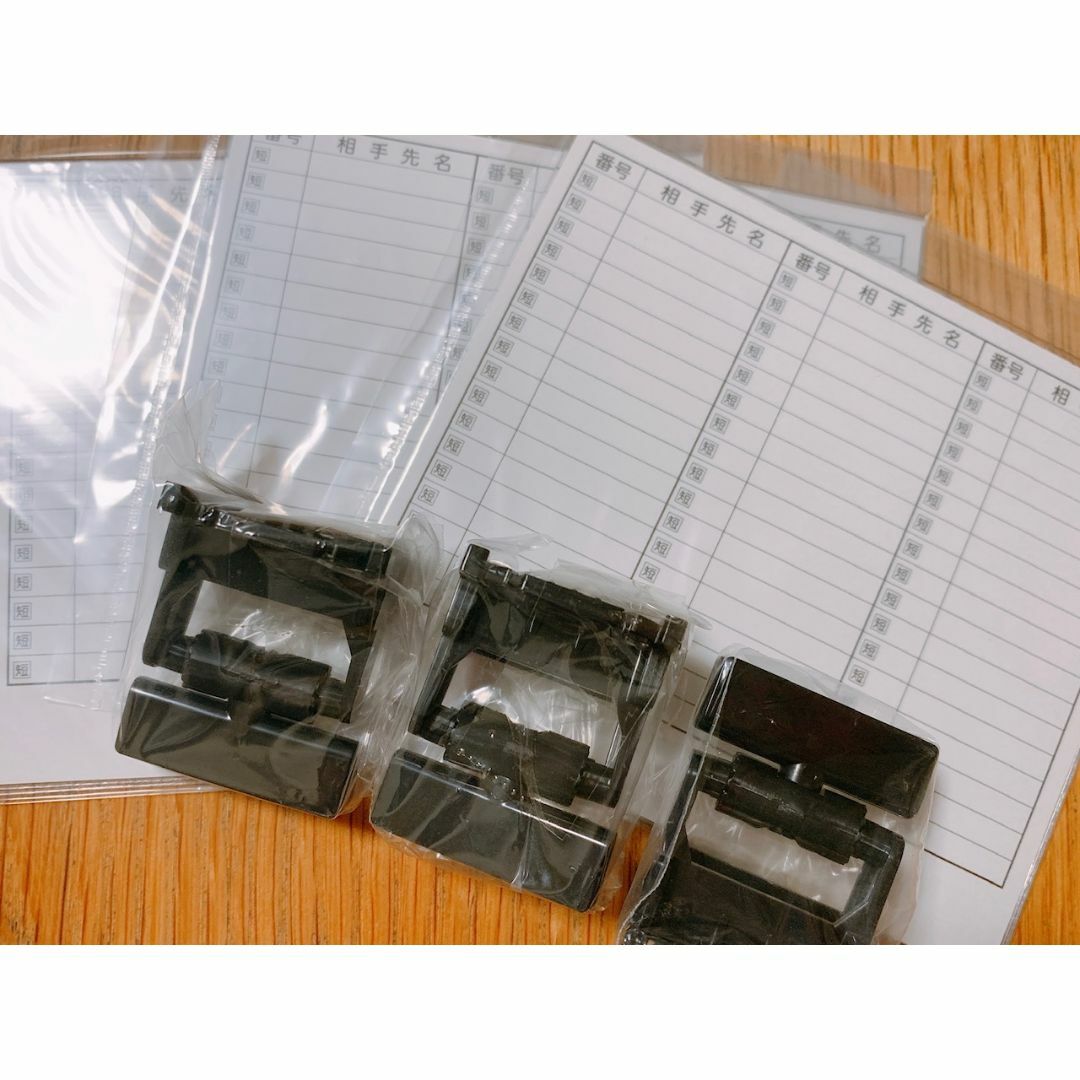 【新品未開封】メーカー純正 NTTビジネスホン 短縮ダイヤルカード&ホルダー3枚 スマホ/家電/カメラのPC/タブレット(その他)の商品写真